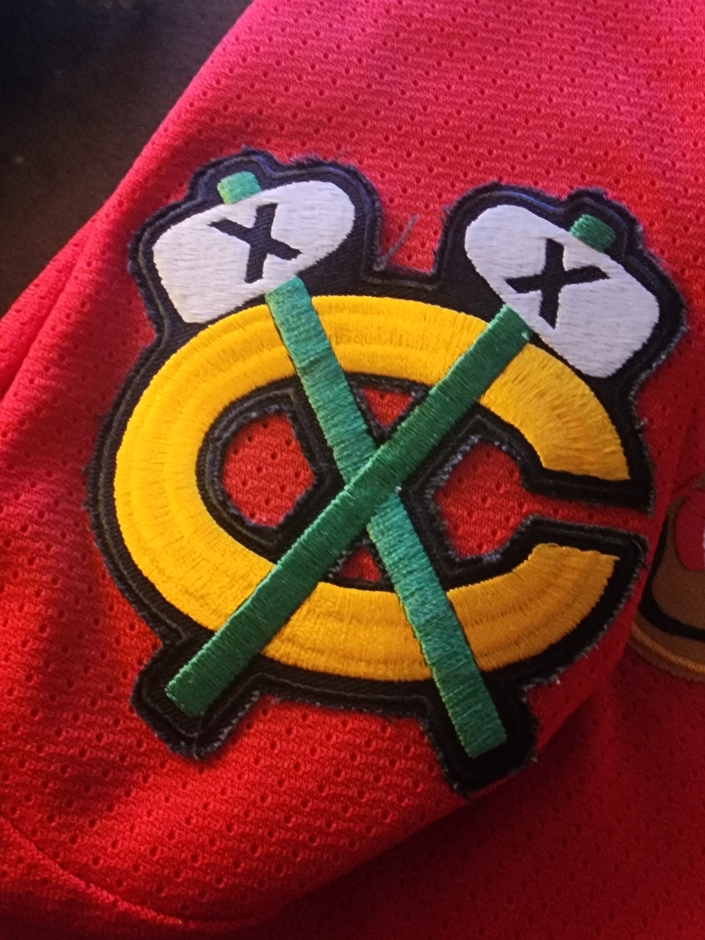 CCM Red Black White Men’s Hockey Sweater Jersey - Picture 4 of 8